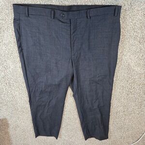 Lauren Ralph Lauren 42W Wool Dress Pants Black Hemmed 27" (1.5" Extra Hem)